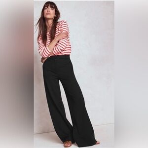 Boden Black Wide Leg Women's Pants size 14L